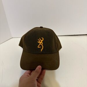 Browning Cap with Yellow Logo